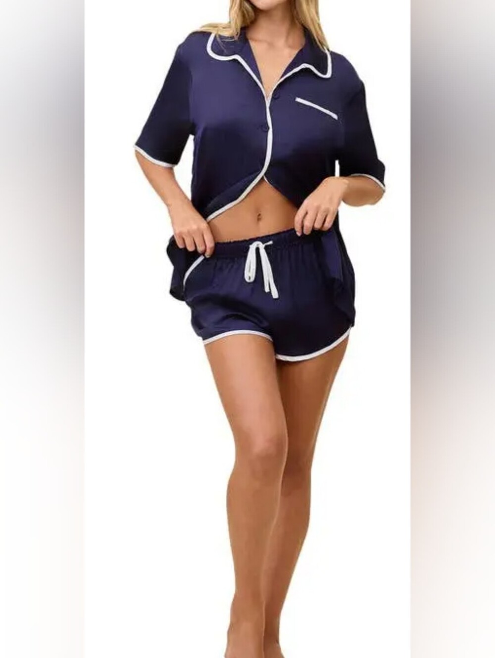 Papinelle Satin Boxer PJ Set